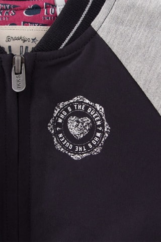 Teddy - Bleu marine et gris clair chiné - IKKS Junior