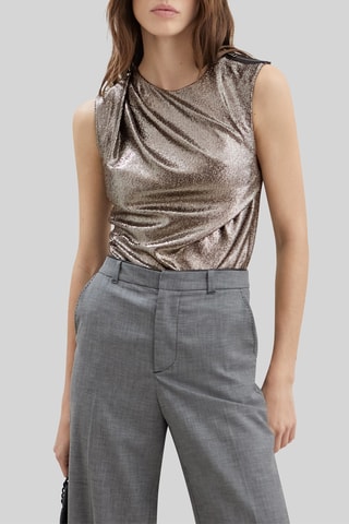 Top drapé - Doré - IKKS