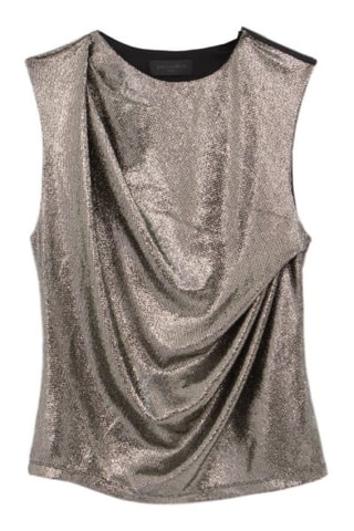 Top drapé - Doré - IKKS