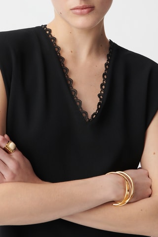 Robe droite - Noir - IKKS