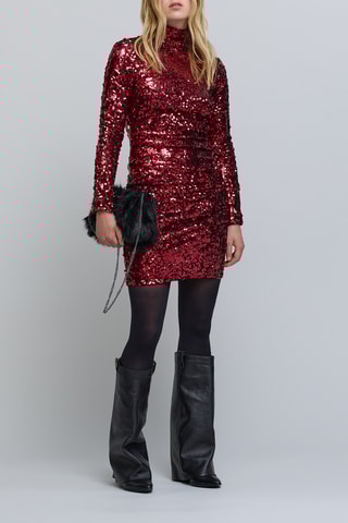 Robe fourreau - Rouge - IKKS