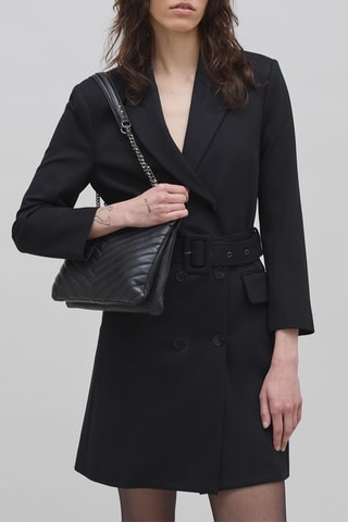 Robe chemise - Noir - IKKS