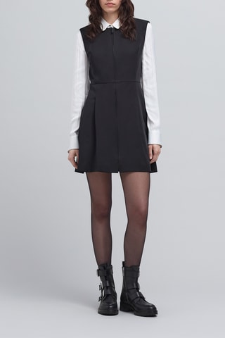 Robe trapèze - Noir - IKKS