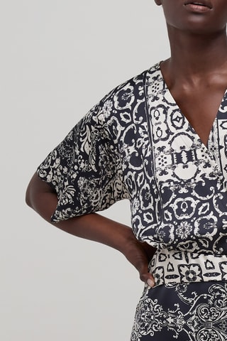 Robe portefeuille - Noir - IKKS