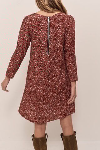 Robe droite - Rouge brique  - One Step