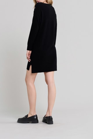 Robe pull en laine - Noir - IKKS