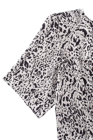 Robe droite en soie - Blanc cassé - IKKS