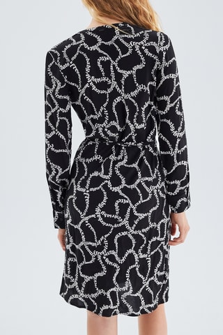 Robe droite - Noir et blanc - IKKS