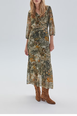 Robe longue - Vert - IKKS