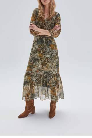 Robe longue - Vert - IKKS