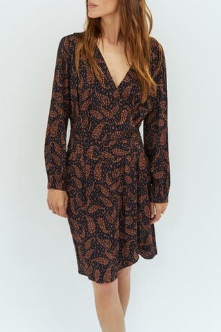 Robe portefeuille - Noir - One Step