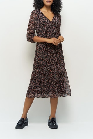 Robe midi - Noir - One Step