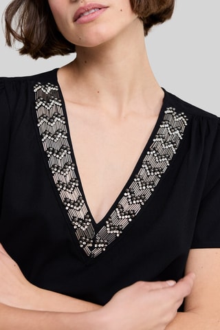 Robe droite - Noir - IKKS