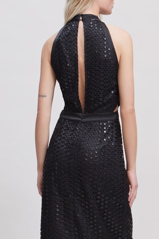 Robe midi - Noir - IKKS