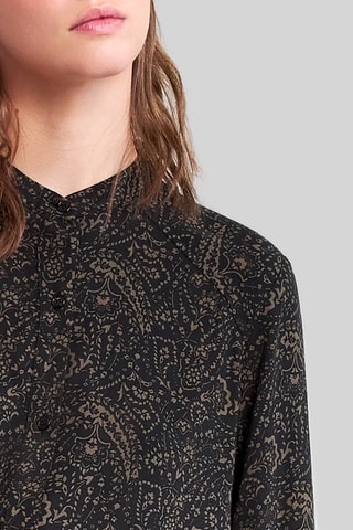 Robe chemise - Kaki et noir - IKKS