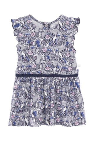 Robe - Ecru et bleu - IKKS