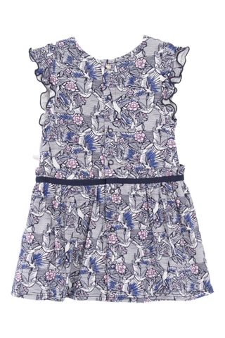 Robe - Ecru et bleu - IKKS