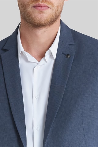 Veste de costume en laine - Bleu - IKKS