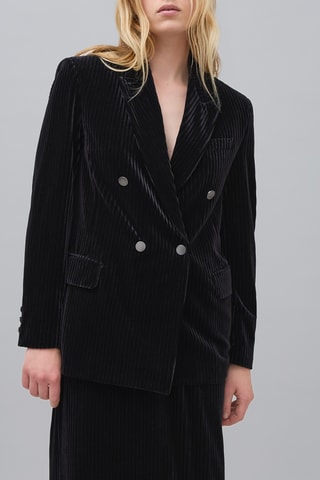 Veste en velours - Noir - IKKS