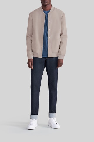 Blouson en cuir - Beige - IKKS