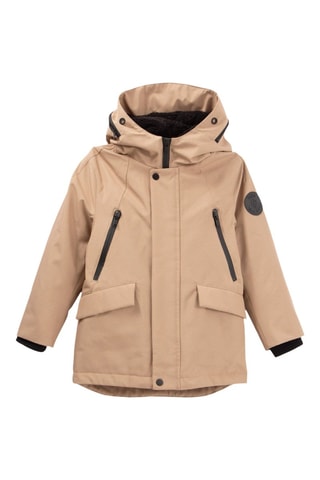 Blouson à capuche - Beige et noir - IKKS