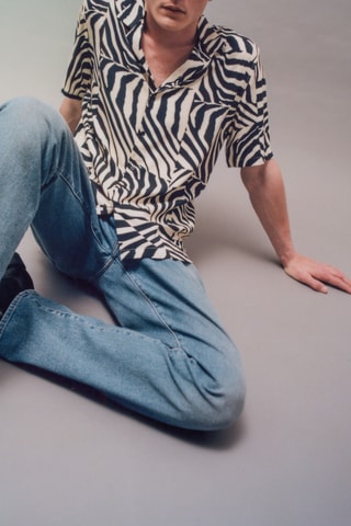 Chemise regular - Noir - IKKS