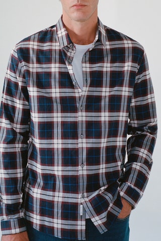 Chemise slim - Bordeaux - IKKS