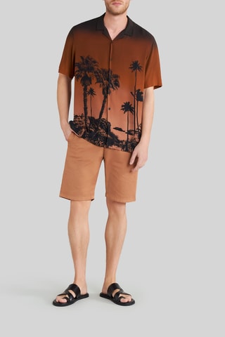 Chemise regular - Marron - IKKS