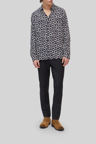 Chemise slim - Noir - IKKS