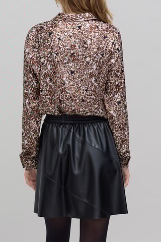 Chemisier - Ecru et marron - IKKS