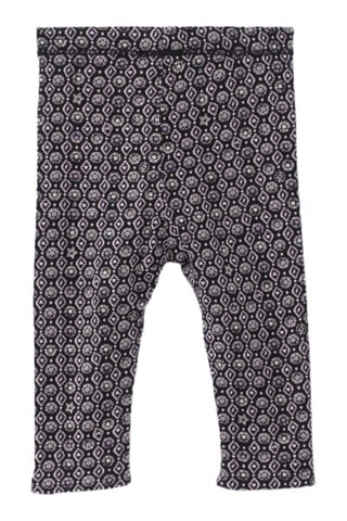 Leggings réversible en coton biologique - Noir - IKKS Junior