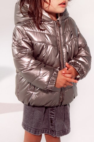 Doudoune à capuche - Argenté - IKKS