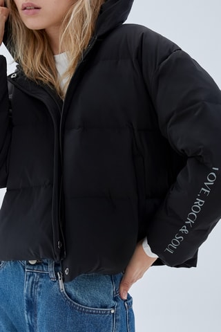 Doudoune à capuche - Noir - IKKS