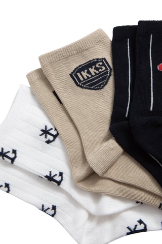 3 paires de chaussettes - Multicolore - IKKS