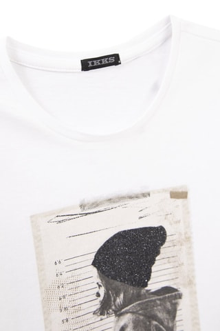 T-shirt en coton biologique - Blanc - IKKS Junior