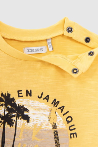 T-shirt - Jaune - IKKS