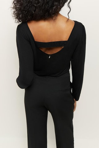 T-shirt en laine - Noir - One Step