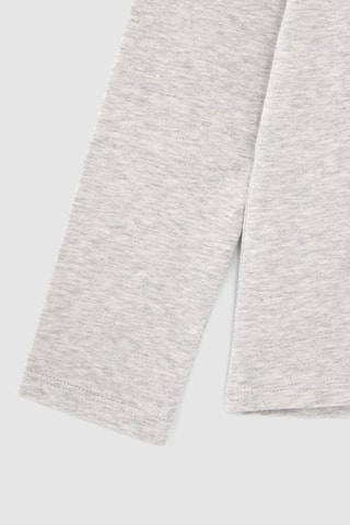 T-shirt en coton biologique - Gris clair chiné - IKKS Junior