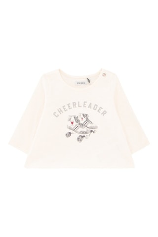 T-shirt en coton biologique - Ecru - IKKS Junior