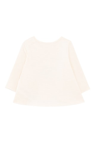 T-shirt en coton biologique - Ecru - IKKS Junior