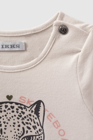 T-shirt en coton biologique - Ecru - IKKS Junior