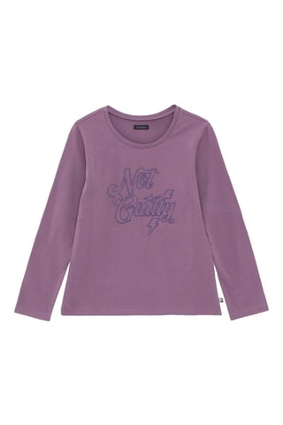 T-shirt en coton biologique - Violet - IKKS Junior
