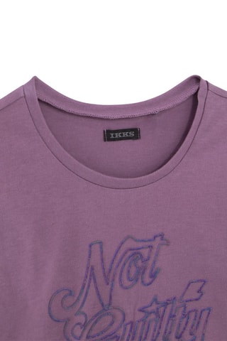 T-shirt en coton biologique - Violet - IKKS Junior
