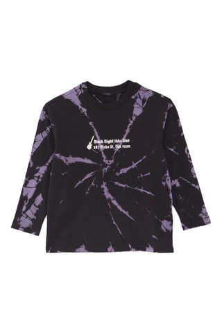 T-shirt tie and dye - Noir - IKKS Junior