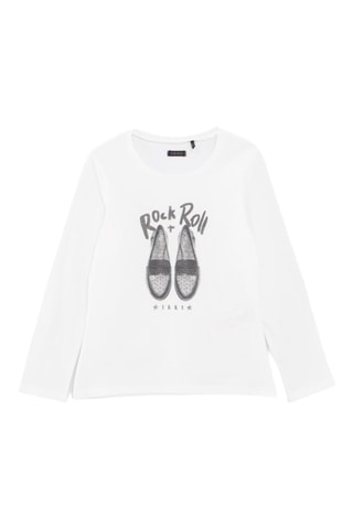 T-shirt en coton biologique - Blanc - IKKS Junior
