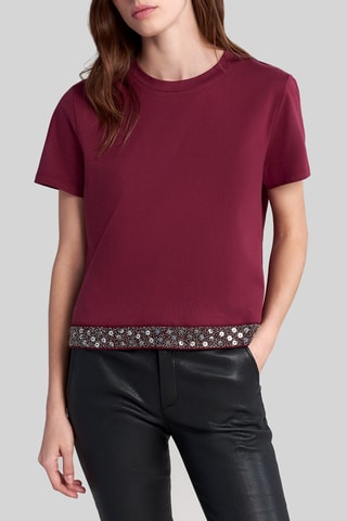 T-shirt - Bordeaux - IKKS