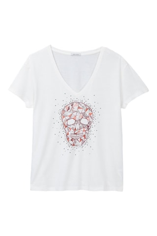 T-shirt relaxed - Ecru - IKKS