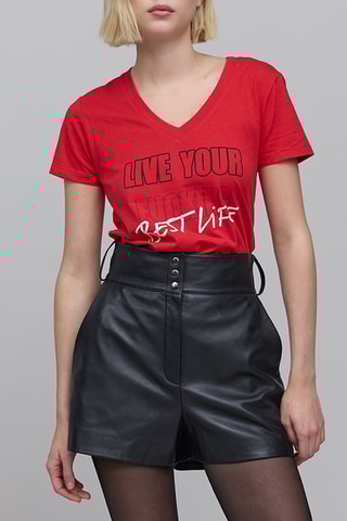 T-shirt - Rouge - IKKS