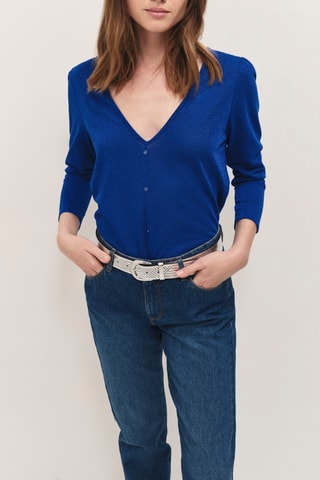 Blouse - Bleu saphir  - One Step