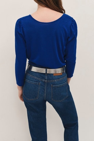 Blouse - Bleu saphir  - One Step